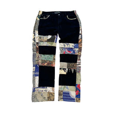 Load image into Gallery viewer, Batik Patch Work Jeans (Black)