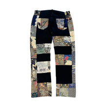 Load image into Gallery viewer, Batik Patch Work Jeans (Black)